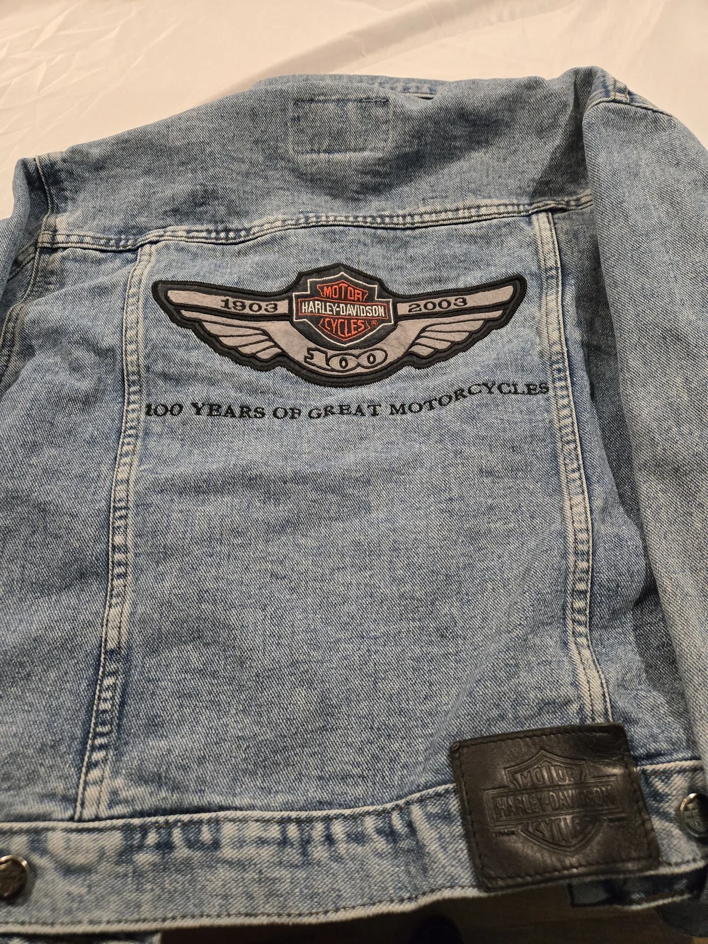 Harley-Davidson Light Blue Denim Jean Jacket